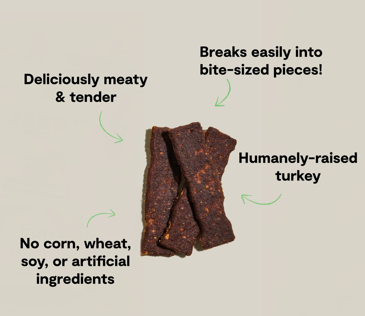 Grain-Free Turkey Jerky Strips
