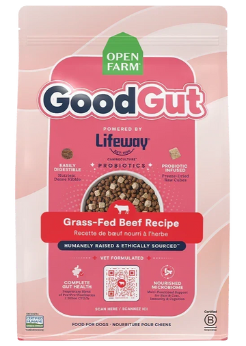 GoodGut Grass-Fed Beef Dog Kibble