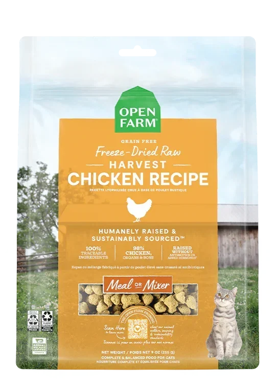 Harvest Chicken Freeze Dried Raw Morsels for Cats