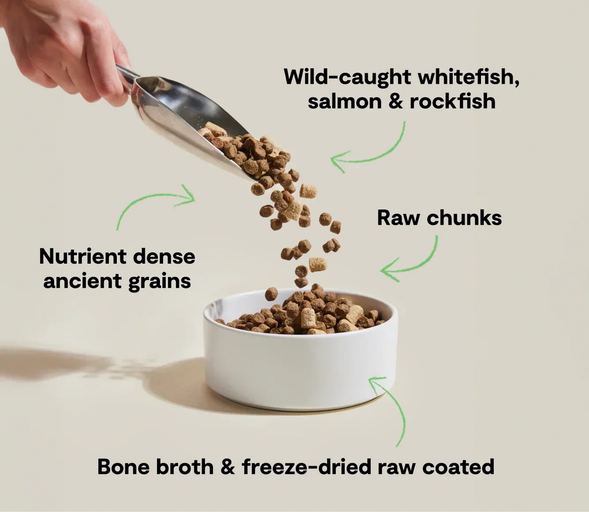 RawMix Wild Ocean Ancient Grains Dog Kibble