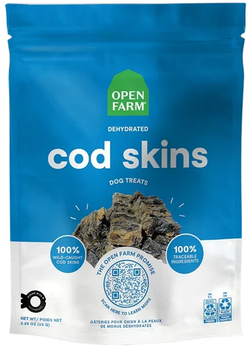Dehydrated Cod Skins Treats