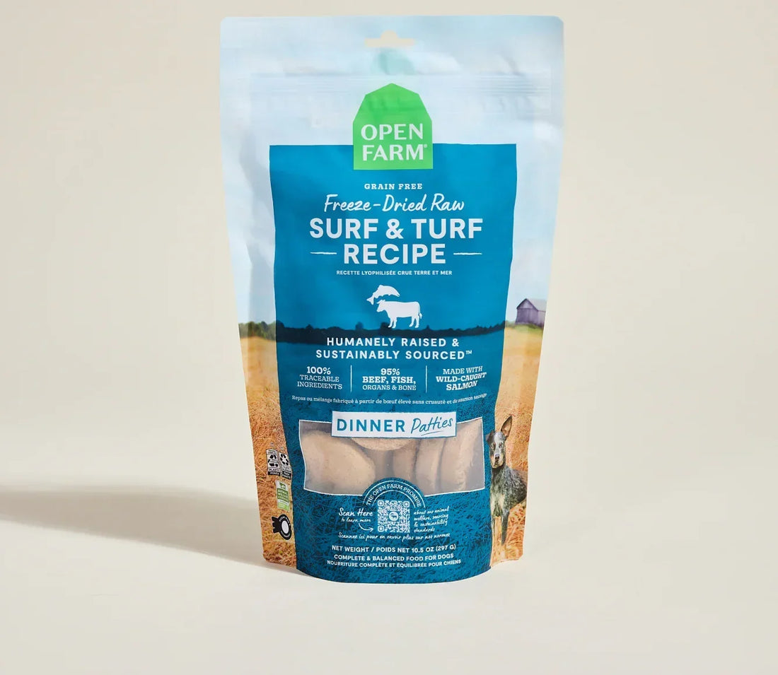 Surf & Turf Freeze Dried Raw Patties for Dogs