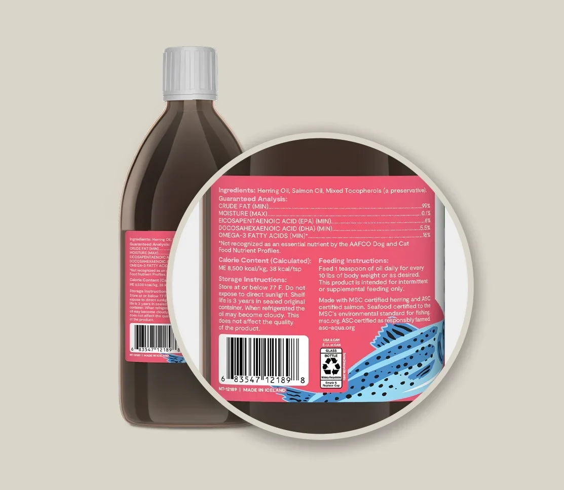 Icelandic Herring & Salmon Oil For Cats