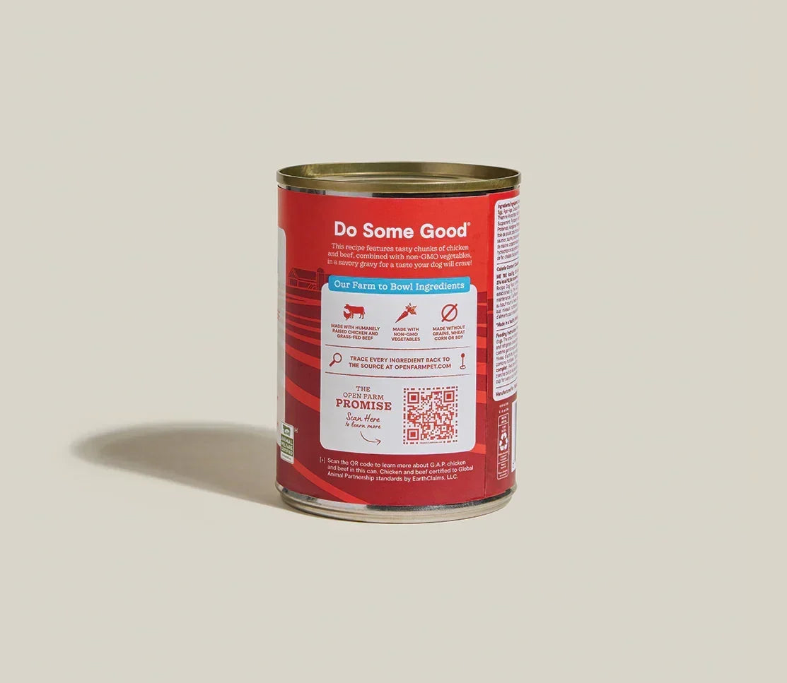 Chicken & Grass-Fed Beef Hearty Stew Wet Dog Food