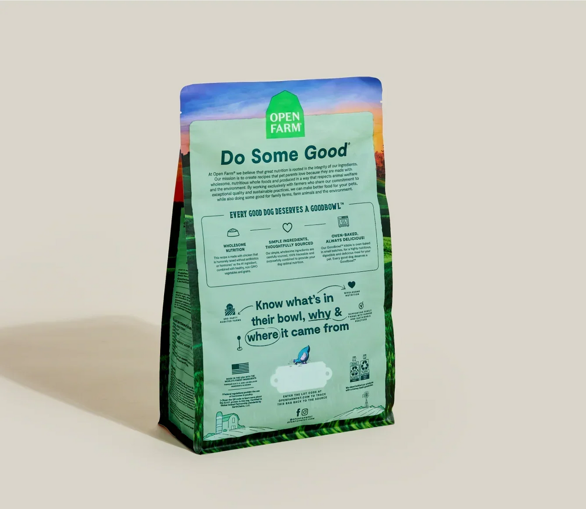 Goodbowl™ Harvest Chicken & Brown Rice Dog Kibble