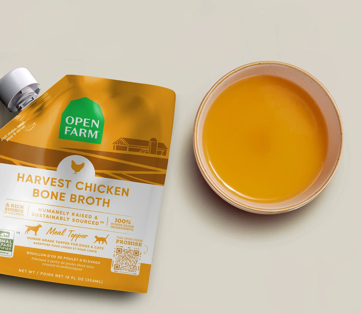 Harvest Chicken Bone Broth for Cats